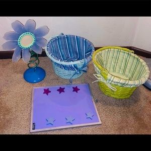 🌺🌸 GIRLS BEDROOM ACCESSORY BUNDLE 🌸🌺